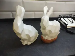 Bedside lamp 2 models rabbit figure