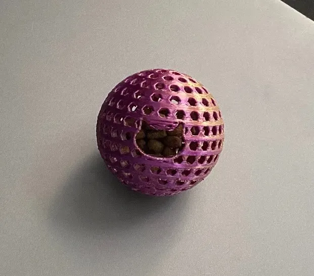 Cat treat ball puzzle toy — Image 3 of 5