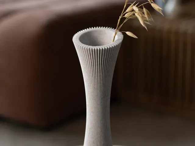 Vase ÉLISE - Elegant Ribbed Design — Фото 2 из 2