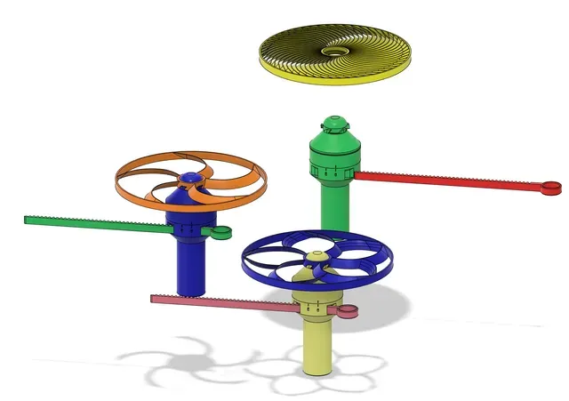 Slightly over engineered Pull Copter flies over 20 meters