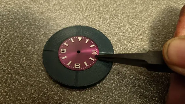 Seiko watch dial holder