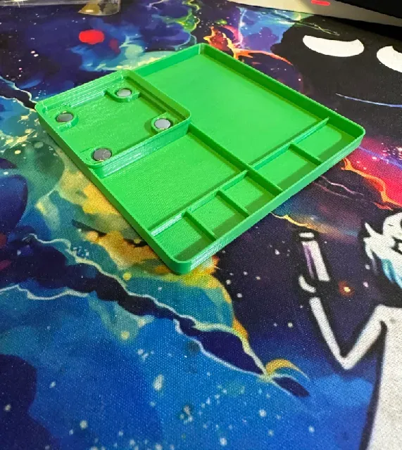 Gridfinity Big/Small Parts Tray W/ Removable 1x1 Screw Bin & Stackable Lid — Фото 2 из 11