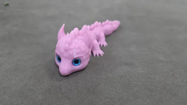 Toon Dragon Keychain - 6mm glass eye compatible — Фото 3 из 9