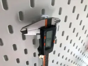 IKEA Skadis digital calipers holder