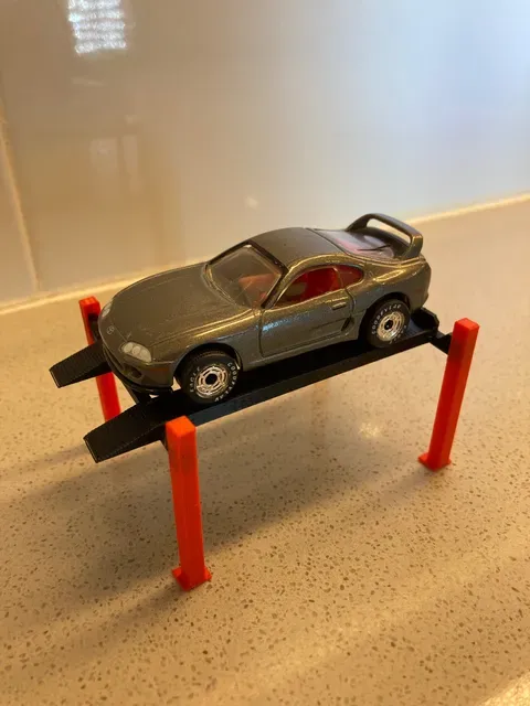 Hot Wheels Diecast 1:64 Scale 4-Post Car Lift Display (No glue) — Фото 8 из 12