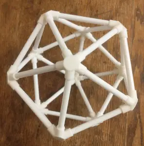 Straw Icosahedron Connectors