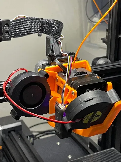 Ultimate 5015 Hot End Fan Upgrade for Ender 3 S1 (Pro) + Sprite Extruder — Image 2 of 10