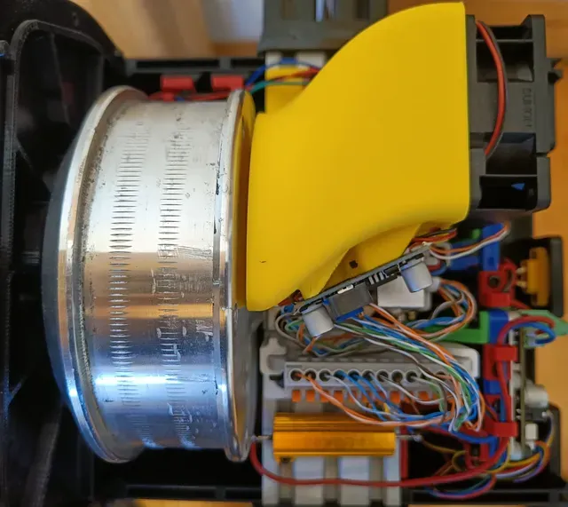 Shed case - the ugliest case you can imagine for hoverboard motor direct drive steering wheel (FFBeast, OpenFFBoard) — Image 12 of 13