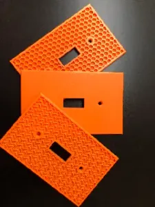Light switch plate/cover