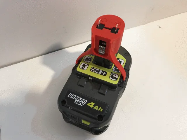 Ryobi 18V Battery Mini Clip with Lock for DIY Projects — Фото 4 из 5