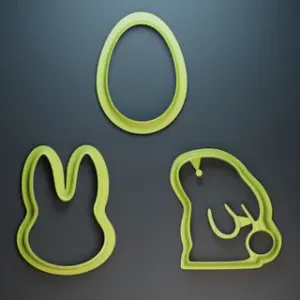 Assorted Easter Cookie Cutters