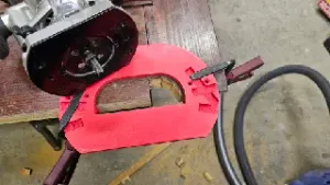 16 mm guide bushing template for door undercut (ventilation)