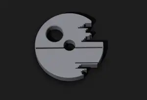 Star Wars Deathstar 45 LP Adapter