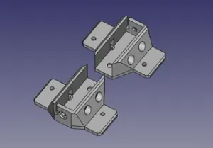 Ender 5 Plus Exoslide X Axis Brackets