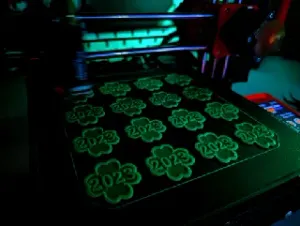 St. Patrick's Day - Lucky 2023 Shamrock with Hidden 2023