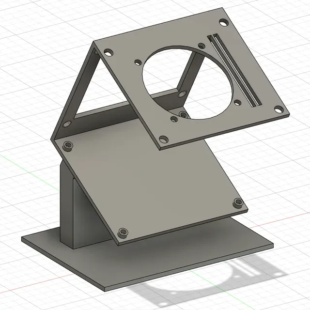Raspberry Pi Touch Display 7inch - Small Stand for Raspberry Pi - 40mm Fan Mount - Display Shell — Фото 7 из 9