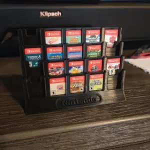 Larger Nintendo Switch Game Cart Stand