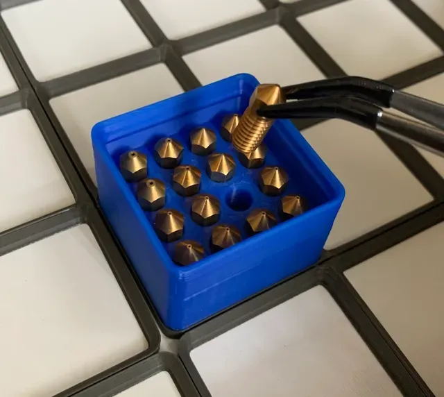 Gridfinity Nozzle Bin (Ankermake, volcano, Mk6, Mk8) — Фото 2 из 3
