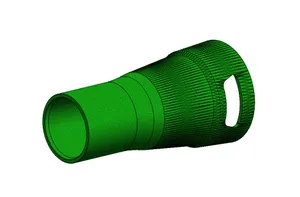 Staubsauger Adapter von Bosch Bandschleifer PBS 75 (AE) auf Kärcher WD-Familie