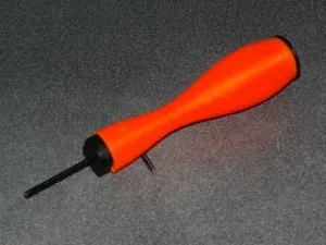 Print in place allen key / hex key handle with rotating top