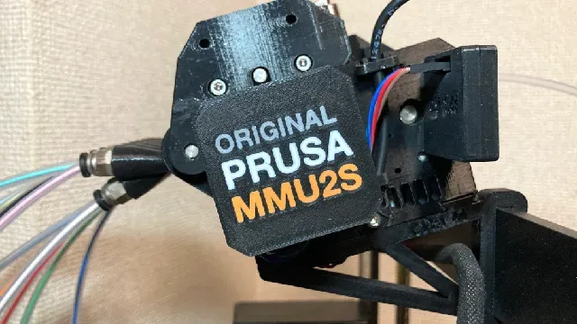 Stepper motor covers with Prusa logo for i3 MK3S+, MMU2S/3 and MINI/+ — Image 5 of 9