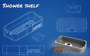 Shower shelf