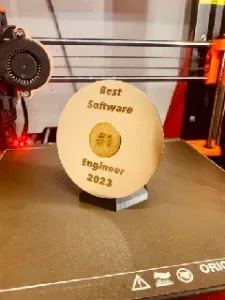 Trophy from old 3.5" HDD