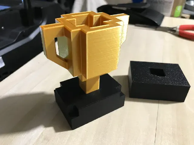 Blocky Trophy / Nearly-Voxel Trophy