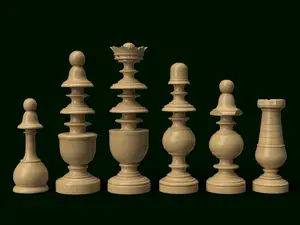 French Directoire Chess Set