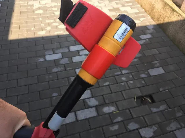 Holder for metal detector