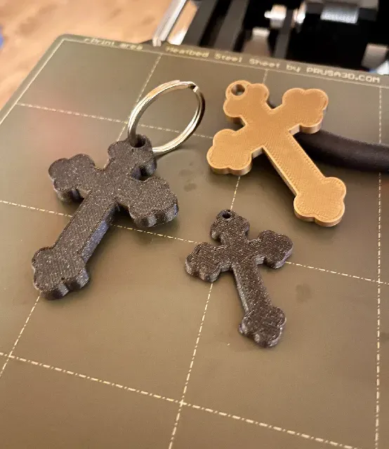 Orthodox Cross (Keychain)
