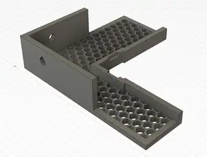 Remix-Update (no coats): Laser engraver Honeycomb board positioner and "fixation" - Sculpfun - for use WITHOUT LegCoats, DIfferent Board Sizes !!!