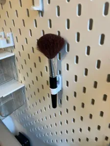 IKEA Skadis dust brush holder