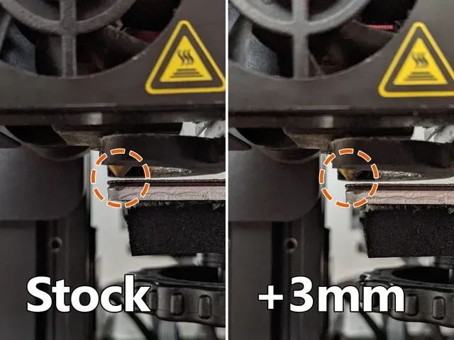 Ender 3 (Pro) X-axis motor cover with modified endstop mount (0 - 5 mm offset) — Image 2 of 3