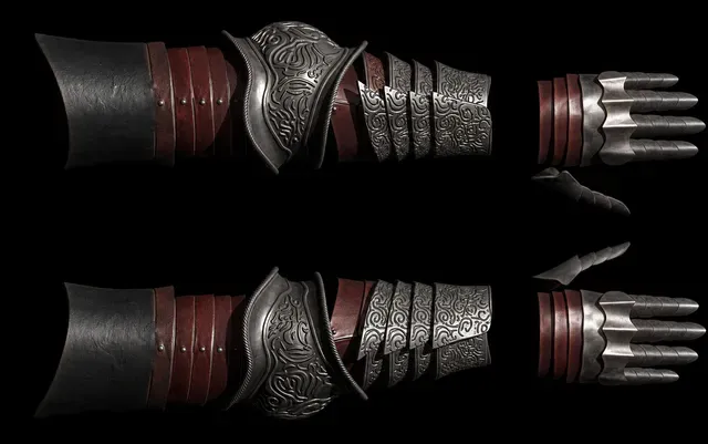 RAGING WOLF VARGAM ARM ARMOR AND GAUNTLETS COSPLAY ELDEN RING Fan Art STL