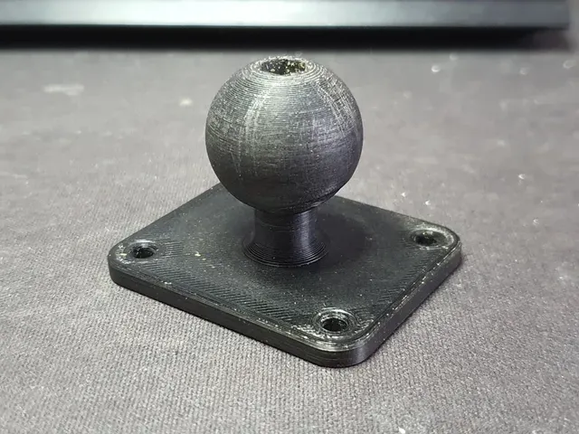 RAM Mount Compatible Ball Adapter with AMPS Plate - B Size