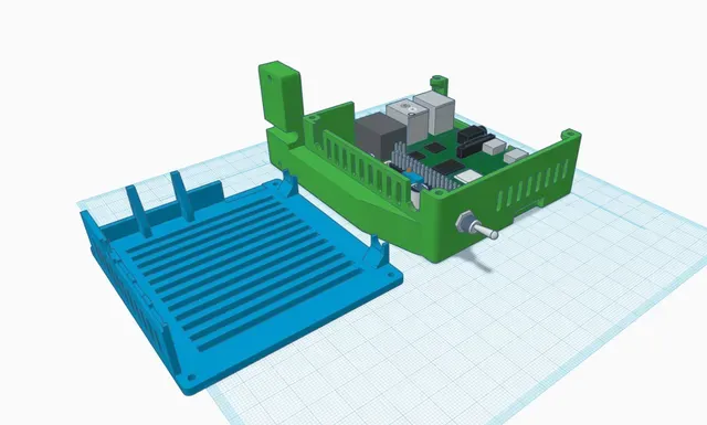 Prusa I3 MK3S+ Cabinet to Raspberry PI, DC Converter, switch for led light bar — Фото 3 из 7