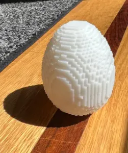 Deviled Egg: The pixelated trick easter egg