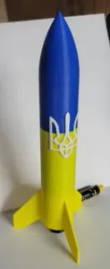45 Centimeter Tall ROCKET 99% 3D Printed for 24mm motor
