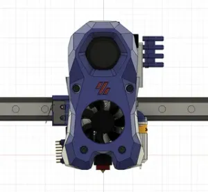 Voron StealthBurner Mount with BLTouch for Mega Zero V1 and Ender 3