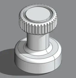 Airbus A320 FCU Vertical Speed Knob