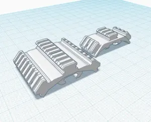 MMS 3-Rail Spread Mounts V1 (Large&Small)