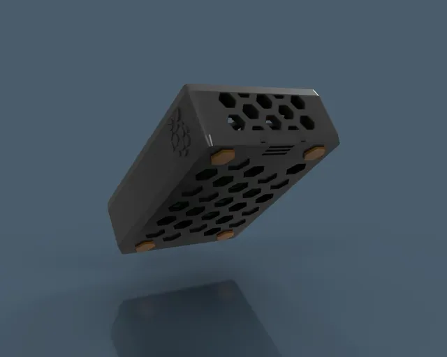 Raspberry Pi 4B/Octoprint Honeycomb case — Image 6 of 6
