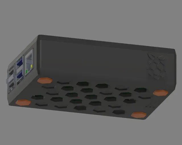 Raspberry Pi 4B/Octoprint Honeycomb case — Image 5 of 6