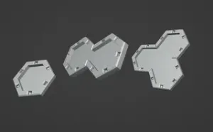 MagHex Filled Flat Bases
