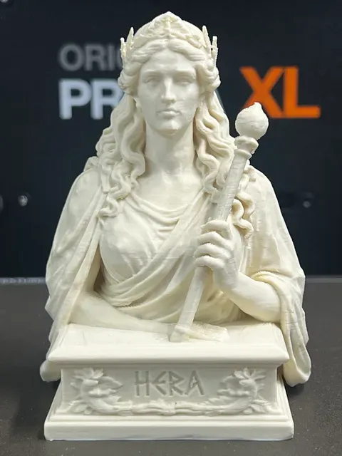Hera Bust – Greek Goddess Queen Statue STL