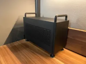 Louqe Ghost S1 feet and handles (Mac Pro inspired)