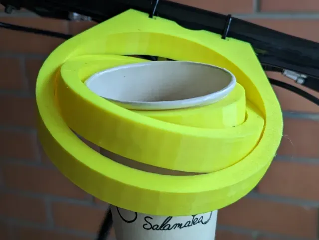 Gimbal Bicycle Cup Holder (OpenSCAD)