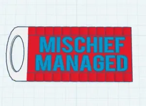 Mischief Managed Keyring