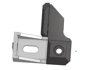 Fixed Y Chain Frame Mount for Squirrelbrain V-Minion Y-Axis Drag Chain Mod (3-hole version)
